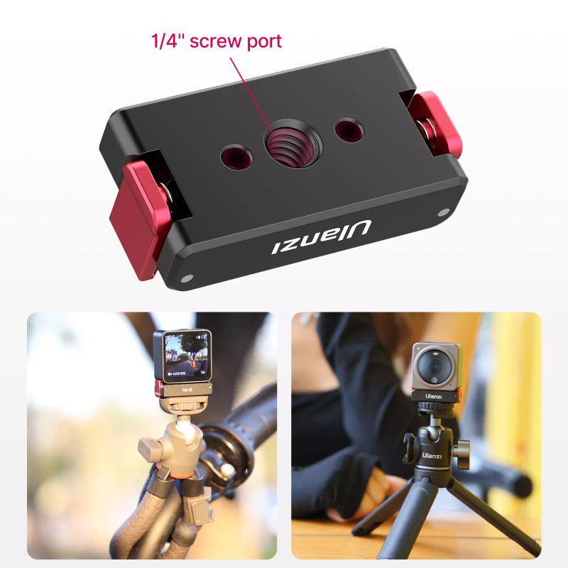 For DJI Ulanzi OA-12 Magnetic Suction 1/4'' Quick-Release Base for