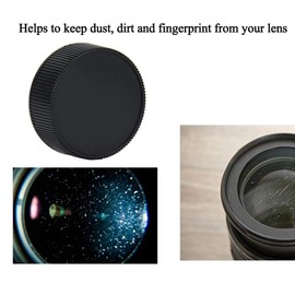 Oumij Rear Lens,Rear Lens Cover, Plastic Lens, Protective Cover, Scratch Proof, Dustproof, Shock-Absorbent,for M M6/7/8 LM Camera (5 Packs)