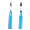 2 Set Floor Skiving Knife 4Pcs HSS Blades Aluminum Alloy
