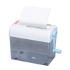 Iris Ohyama H62ST Tabletop Hand Shredder for Home, Straight Cut,