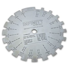 Infinity Cutting Tools Dado Measuring Gauge