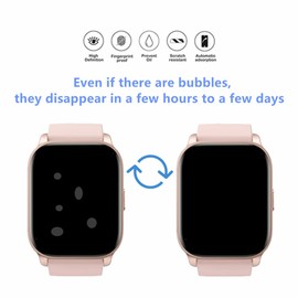 MIHENCE Screen Protector Compatible with TOOBUR Smartwatch IDW17, TPU HD Screen Protector [Pack of 6]