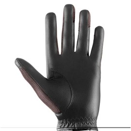 uvex Sumair - Riding Gloves for Adults - Stretchy - Optimal Ventilation - Black-Brown - 6.5