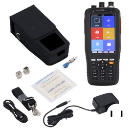 Optical Time Domain Reflectometer OTDR 4 in 1 Fiber Optical Power Meter Portable Optic Tester 100‑240V US Plug