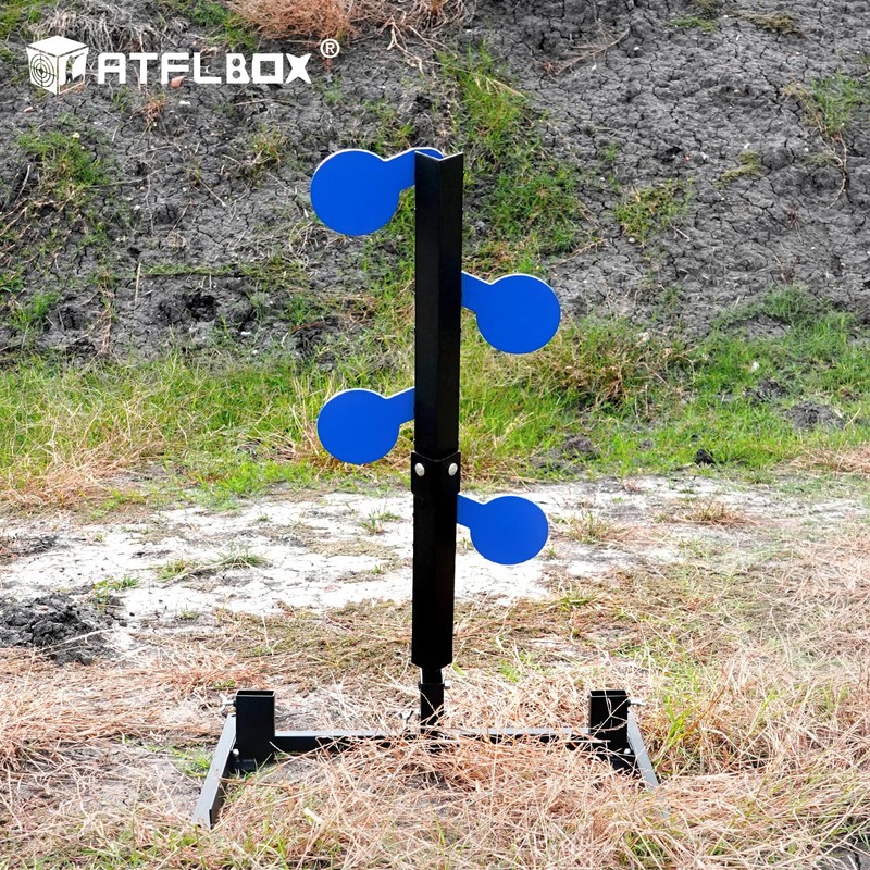 AR500 Dueling Tree Target Kit with Adjustable Steel Target Stand