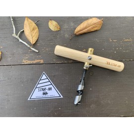 Craft Handle & Short Bit 0.7 inch (18 mm) Set, Wild Play, Solo Camp, Star-em, Stickers, Crafthandle Starm, Outdoor, Camping, Bushcraft, Swedish Torch