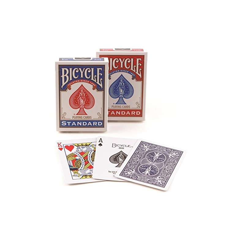 Bicycle Standard Index Playing Cards 1 Deck, Colors may Vary