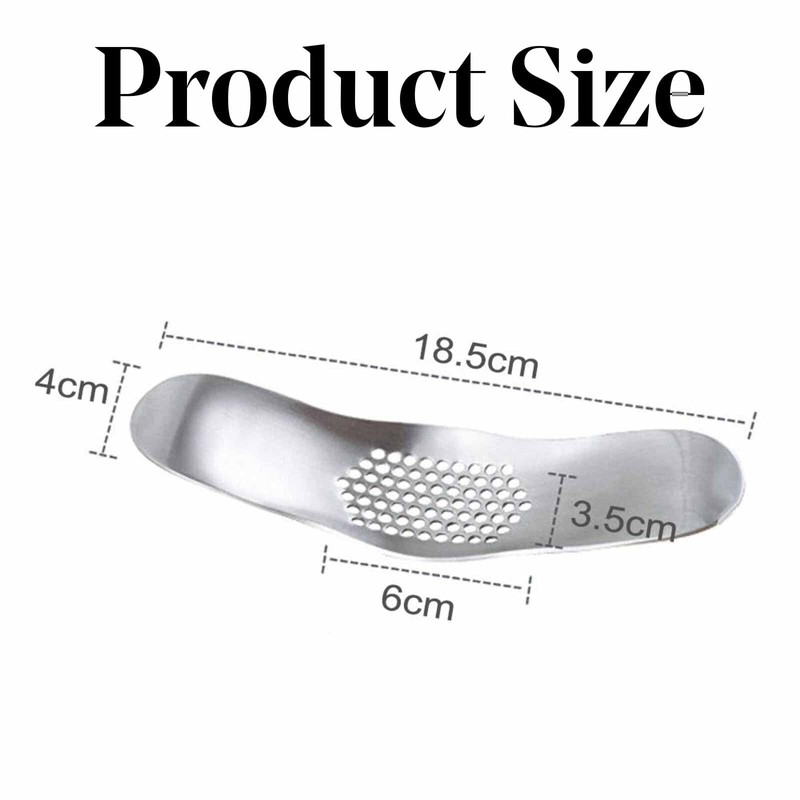 2 Pcs Garlic Rocker Crusher Mincer Press Dishwasher Safe, Stainless