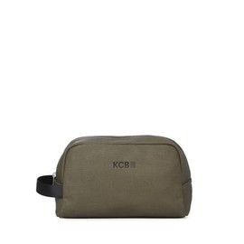 KCB Strong Große Kulturbeutel, ideales und praktisches Design, geräumig und leicht, Tragegriff für einfachen Transport, 100 % vegan, Kaki, Talla única, Kulturbeutel