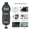 Digital Tachometer 5 Digit LCD Display Handheld Speed Guage Contact
