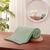 TREELY 100% Cotton Knitted Throw Blanket for Couch Chair Bed