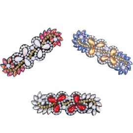 3Pcs Diamond Painting Hair Clips, 5D Bowknot Bobby Pins Girls Diy Diamond Hair Clip Butterfly Hairpin Elegant Barrettes Gift For Girls Daughter Best Friend Or Mather 8.5 * 3.5cm (A)