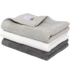 Bloom Imabari Towel Certified Ciel Face Towels, Set of 3,