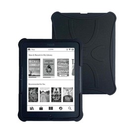 Fastsun Nook Glowlight 4 Tablet Case - Protective TPU Case, Semi-Transparent Cover (Black)