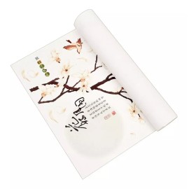 DaraBaby Vinil Decorativo Sala Habitación Árbol Cerezo Flores Aves Color Multi color