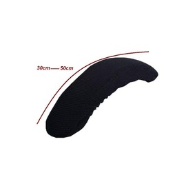 zalati 2 x Removable Washable Armrest Covers for Office Chair Black