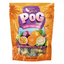 Made In Nature Paradise Green Dried Fruit, Passion Fruit Orange Guava, 20 oz | Gluten Free
