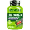 NATURELO Bone Strength with Plant-Based Calcium | 120 Capsules |