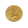 Eillwin Litecoin Crypto Rare Gold Color Coin collectible & commemorative