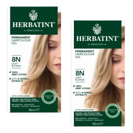 Herbatint Tinte Herbatint Sin Amoniaco 8n Rubio Claro Pack 2 Pzs