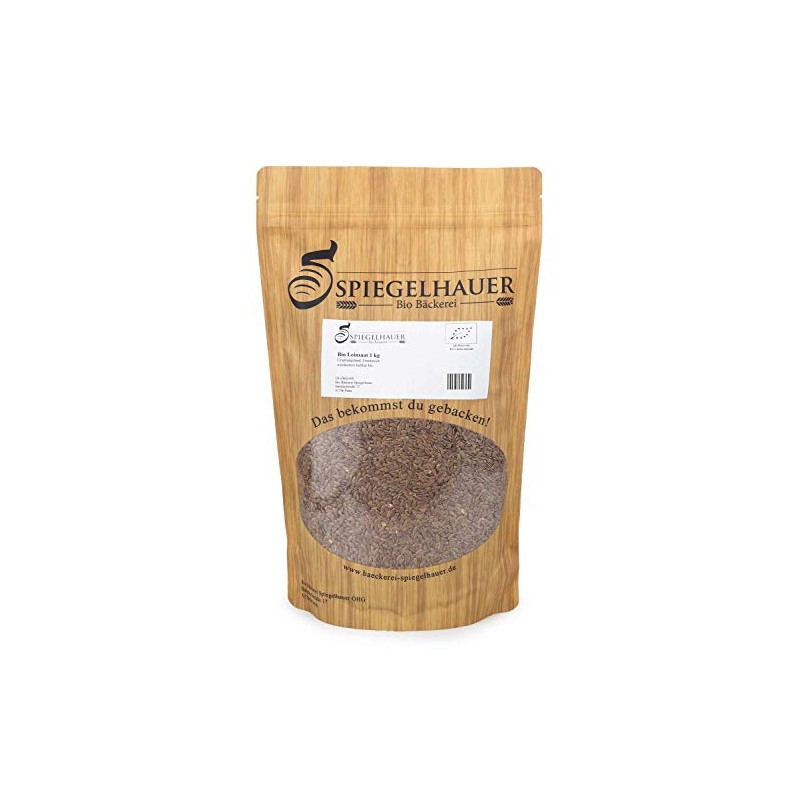 Bäckerei Spiegelhauer Organic Linseed EU 1 kg Raw Germinable