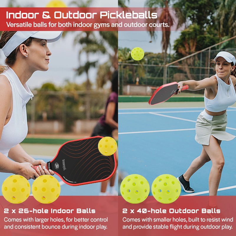 Pro Carbon Fiber Pickleball Paddle 14mm Paddle Durable Racket Custom