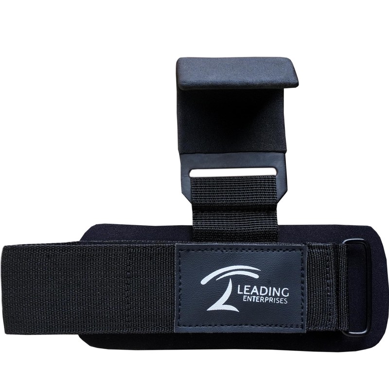 Leading Weight Lifting Hooks Straps Pair, 8mm Neoprene Padded Wrist