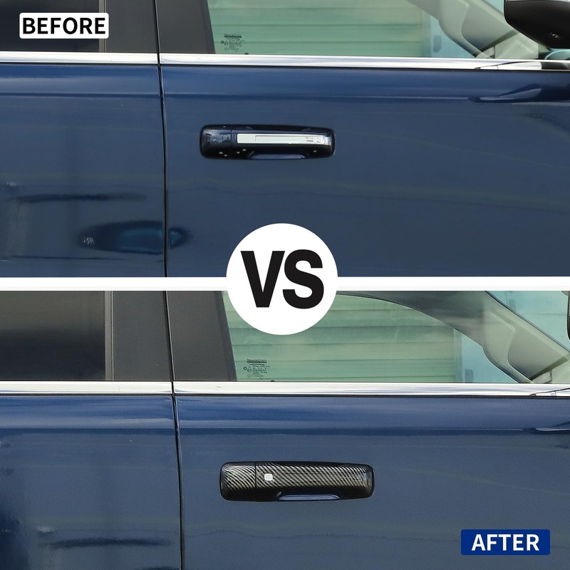 JWWY Door Handle Cover Trim for Dodge Ram 1500 2500