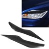 Front Headlight Eyelid Carbon Fiber Headlight Eyebrow Cover Replacement for