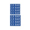 Paint Stencils Sticker 2.0 3.5 Bar Vintage Car BW 4X