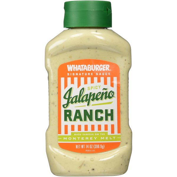 Jalapeno Spicy Ranch, Whataburger, 14.5 OZ., (Pack of 2)
