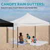 MordenApe 10FT Canopy Rain Gutter for Instant Pop Up Canopy,