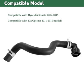 97311-4U100 Water Inlet Hose Compatible with Hyundai Sonata 2012-2015 Kia Optima 2011-2016