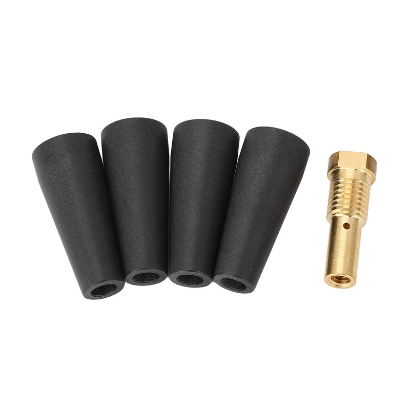 4Pcs PTFE Flux Core Gasless Nozzle 1Pcs Brass Gas Diffuser