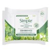 Simple Regeneration Age Resisting Biodegradable Facial Wipes remove make-up and