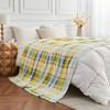 Gogreen Cozy Flannel Blanket Printed -Throw Size Bed Blanket for