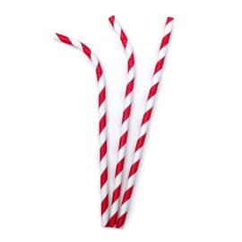 Preserve Bendable Compostable Drinking Straws Kitchen Supplies, Red