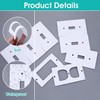 CAVLA 30 Pcs Outlet Insulation, Wall Outlet Insulation Gaskets, Wall
