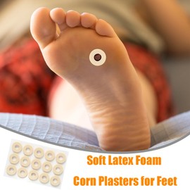 Hühneraugenpflaster,90 PCS Warzenpflaster Hornhautpuffer Anti-Reibung Reduziert Fuß und Fersenschmerzen für Hühneraugen Dornwarzen und Hornhaut rutschfeste Blasenpflaster für Männer und Frauen