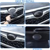 Smoked Rear and Front Emblems Trim Cover Fit for Subaru