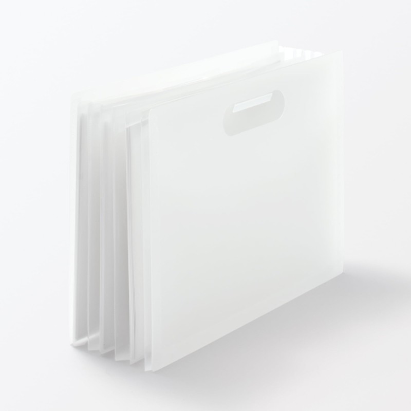 MUJI 84924859 Polypropylene Jabara File for A4, 6 Pockets