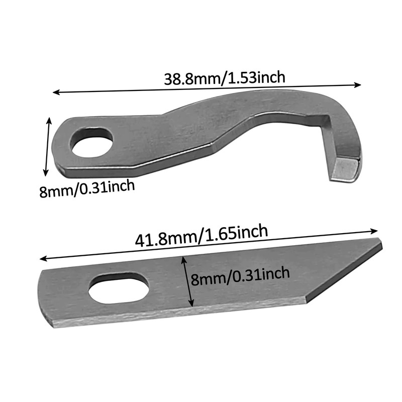 OZXCHIXU Upper and Lower Knives XB0563001 & X77683001 for Brother
