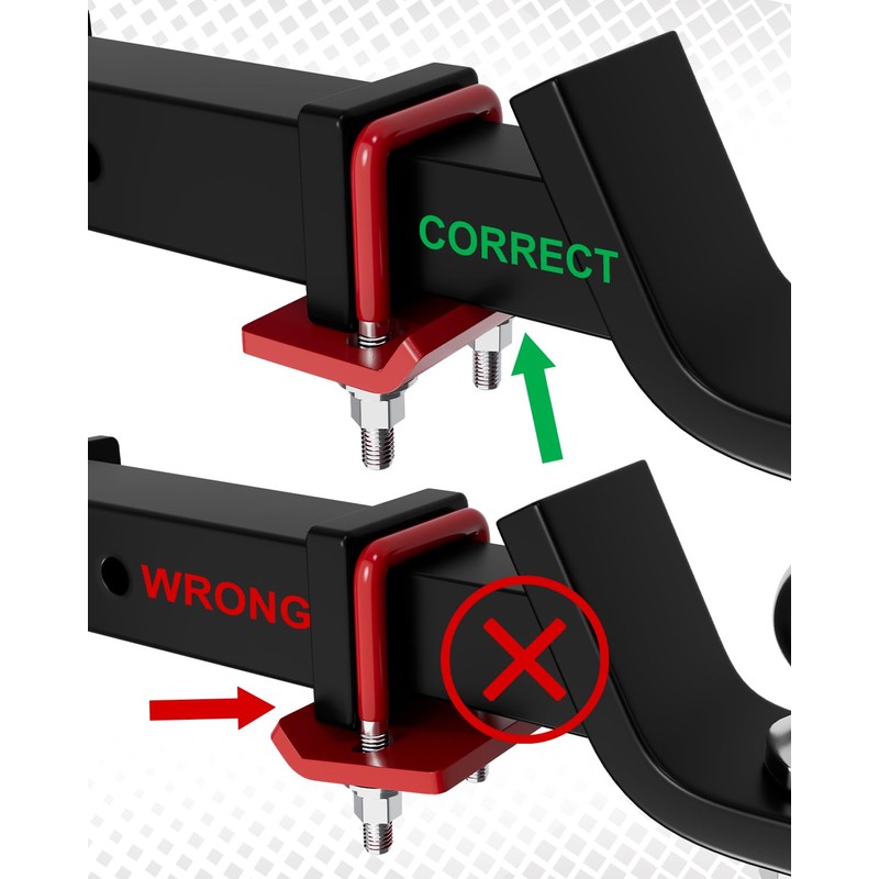 DEEAGLE Hitch Tightener Anti Rattle Stabilizer for 1.25" to 2"