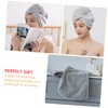 BIUDECO Shower Cap Set Towel Bathing Cap for Dry Hair