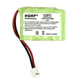 HQRP Battery compatible with Dogtra BP-20R BP20R GP 20AAAAH3BMX 35AAAH3BMX fits 175NCP, 180NCP, 200NCP, 202NCP, 210NCP, NCP-175 NCP-180 NCP-200 NCP-202 NCP-210 Remote Controlled Dog Training Collar Receiver plus Coaster