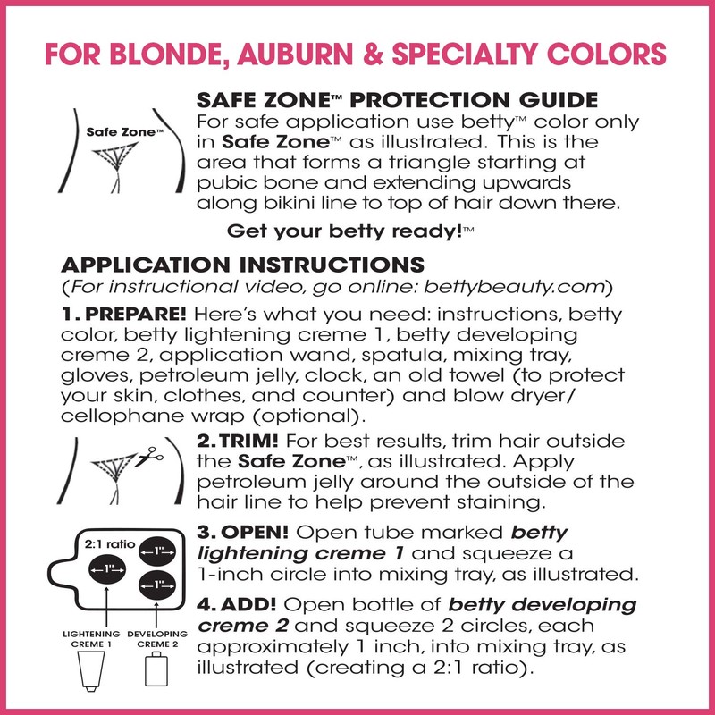 Blonde Betty - Color for the Hair Down There Kit