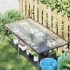 vidaXL Transparent Tarpaulin with Eyelets 1 x 2 m Polyethylene,