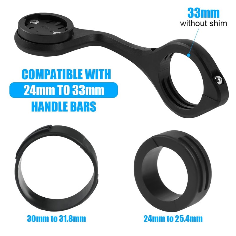 Adiwo Bicycle Mount for Garmin Edge, Bicycle Mount Compatible Bicycle