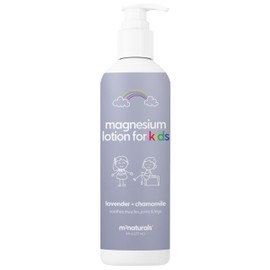 M3 Naturals Lavender Magnesium Lotion for Kids with Chamomile | Helps with Relaxation, Soothes Tired Legs, Supports Restful Night of Sleep, Moisturizes & Hydrates Skin, 8 fl oz (237 mL)