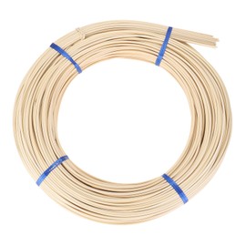 PATIKIL Round Reed Spline 370ft x 0.12 inch, Cane Webbing Roll,Rattan Reed Coil for DIY Furniture Basket Weaving, Wicker Making/Repair Supplies,Modeling Decoration, Aromatherapy, Wooden